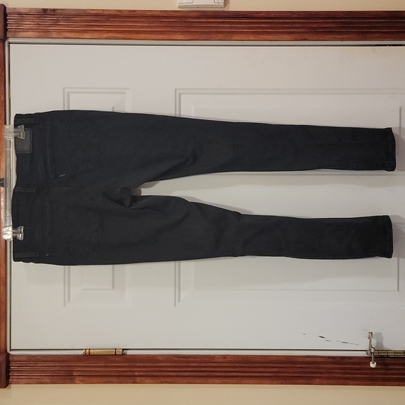 Levi's 711 Skinny Black Deconstructed Jeans - Picture 4 of 15